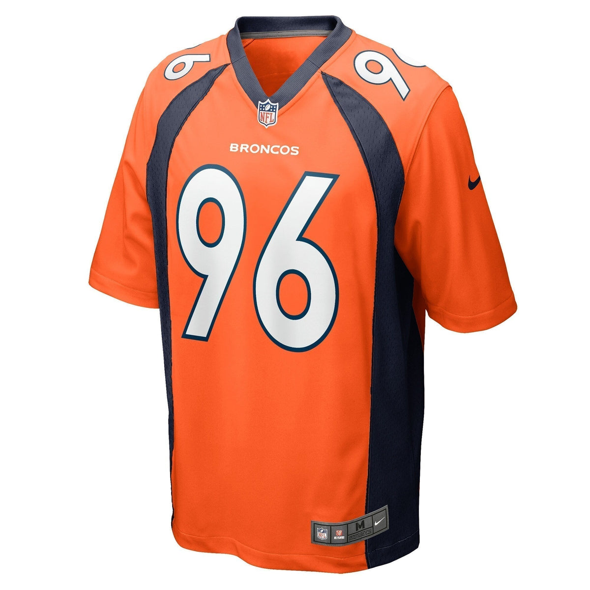 Eyioma Uwazurike Denver Broncos  Game   Jersey - Orange
