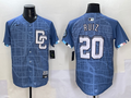 Men's Washington Nationals Keibert Ruiz #20 Blue 2025 City Connect Limited Player Jersey