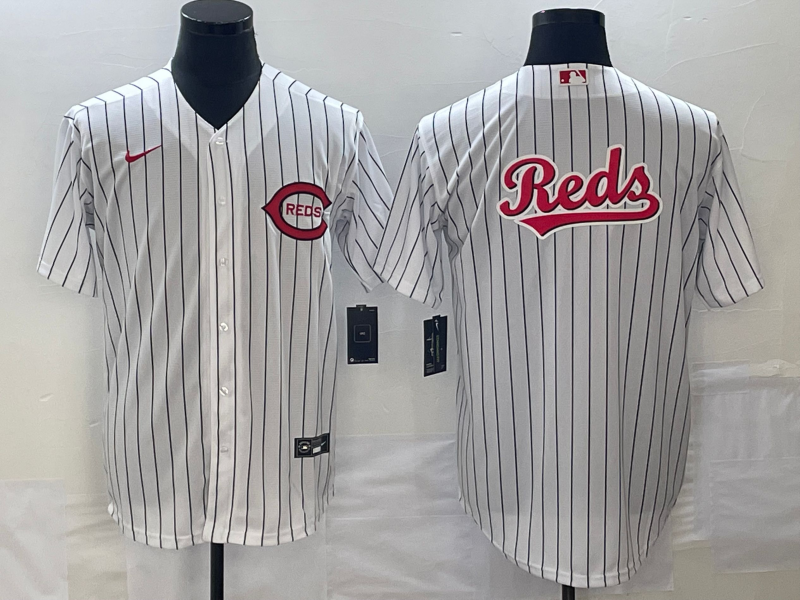 Men's Cincinnati Reds White 2022  at Field of Dreams Game Authentic Team Jersey