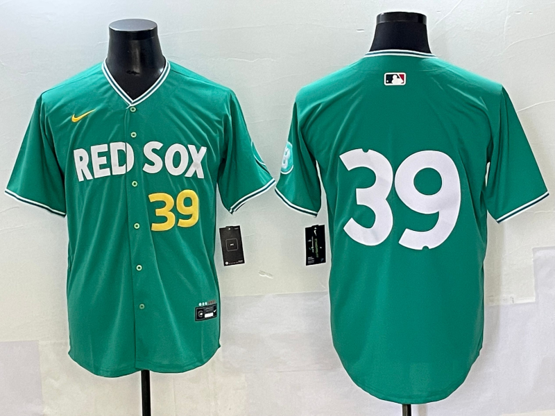Men's Boston Red Sox Marcelo Mayer #39 Green 2025 City Connect Limited Player Jersey
