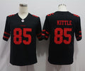 Men's San Francisco 49ers George Kittle #85 Black Game Jersey1