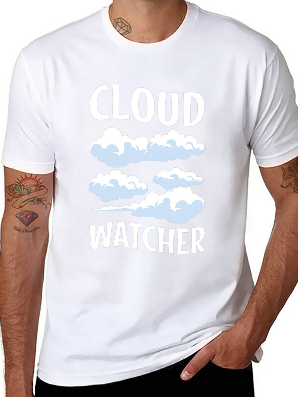 Cloud Watcher Graphic Tee - Sky Gazing T-Shirt
