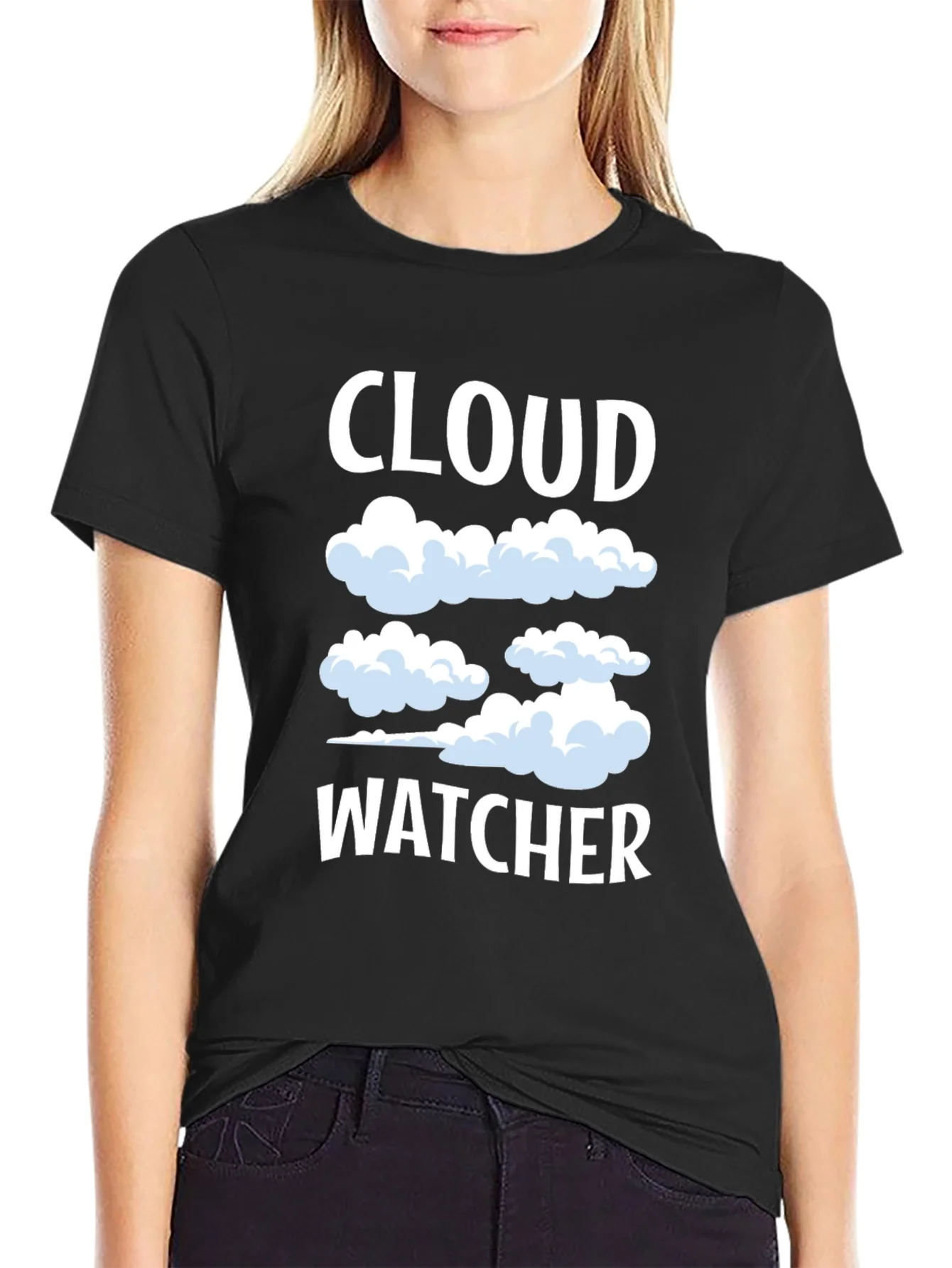 Cloud Watcher Graphic Tee - Sky Gazing T-Shirt