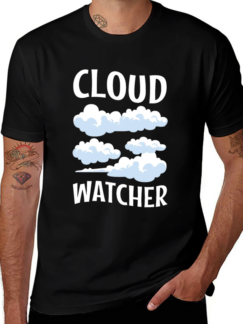 Cloud Watcher Graphic Tee - Sky Gazing T-Shirt