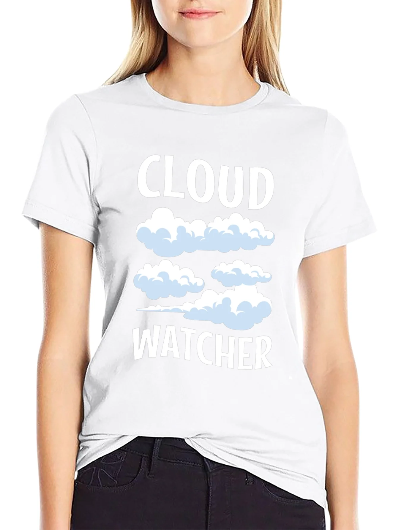 Cloud Watcher Graphic Tee - Sky Gazing T-Shirt