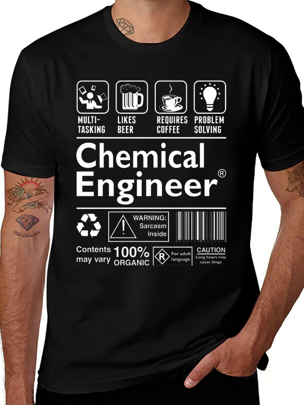 Chemical Engineer T-Shirt: Sarcasm Inside!
