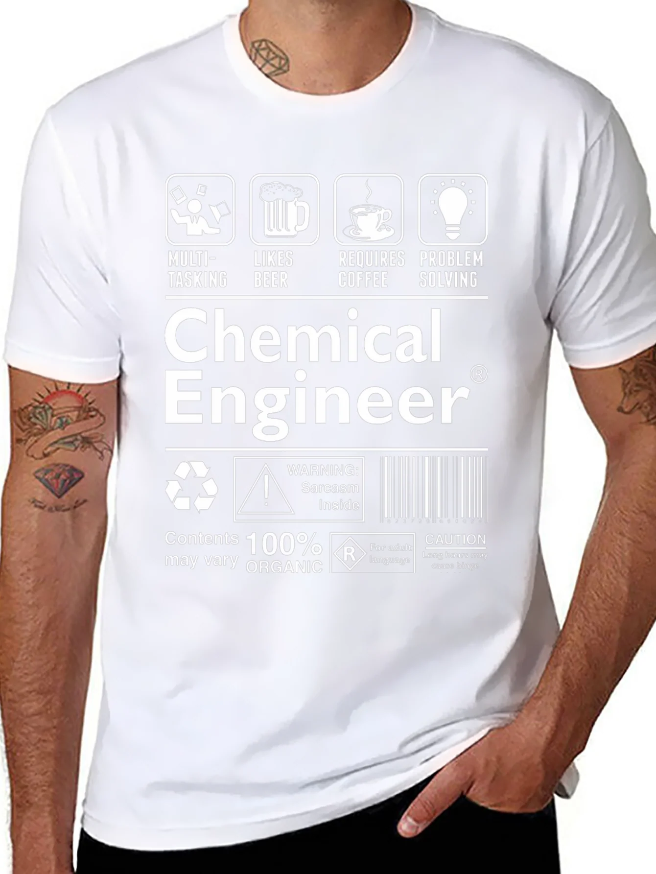 Chemical Engineer T-Shirt: Sarcasm Inside!