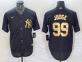 Men's New York Yankees Aaron Judge #99 Black Limited Player Jersey1