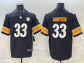 Men's Pittsburgh Steelers Jack Sawyer #33 Black Game Player Jersey