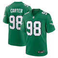 Jalen Carter Philadelphia Eagles  Alternate Game Jersey - Kelly Green