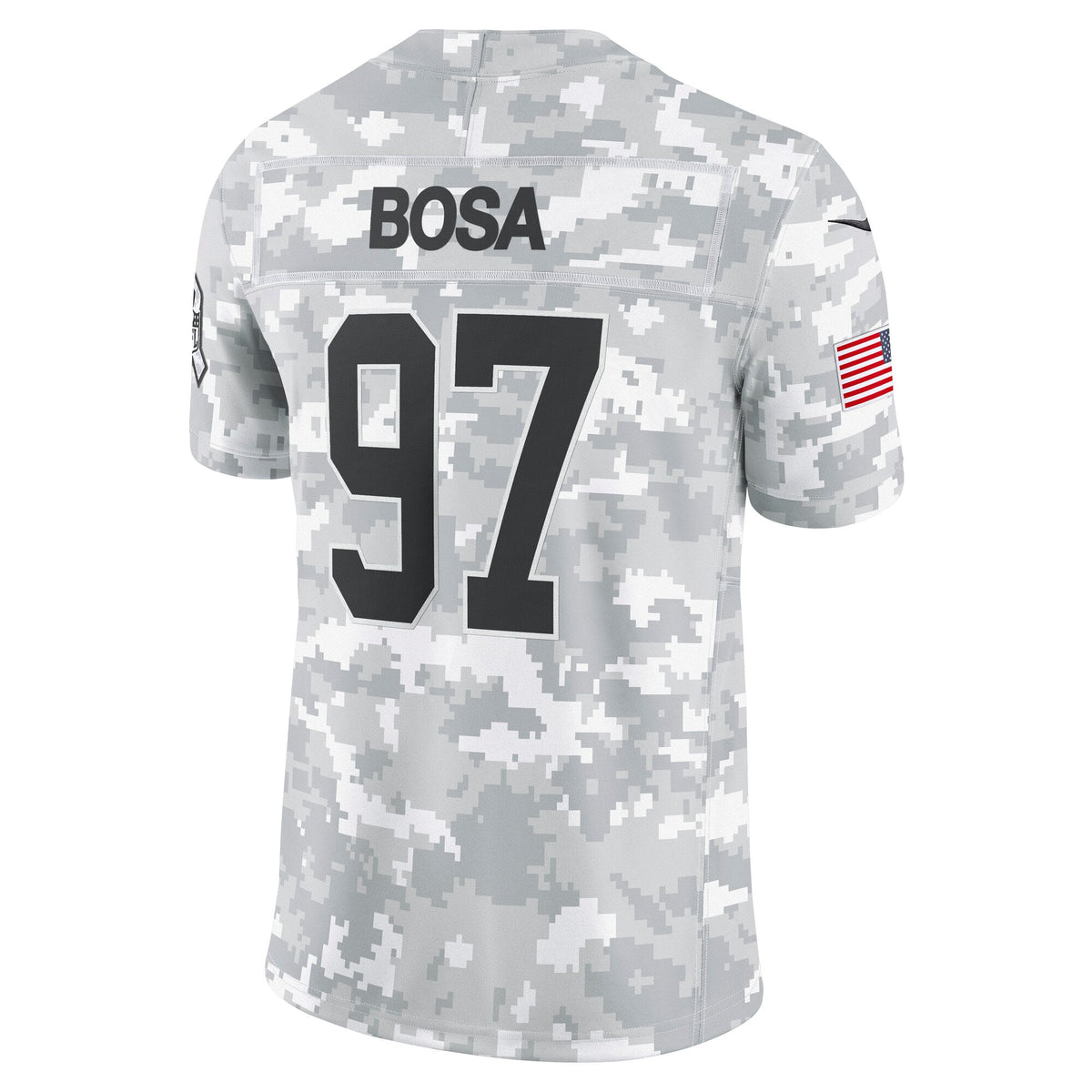 Nick Bosa San Francisco 49ers  2024 Salute to Service Limited Jersey - Arctic Camo