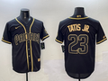Men's San Diego Padres Fernando Tatis Jr. #23 Black Player Stitched Jersey1