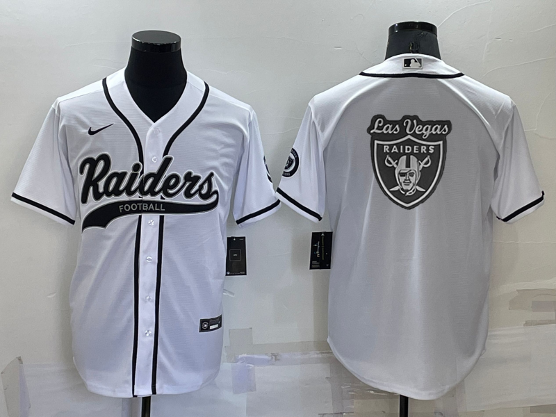 Men's Las Vegas Raiders White Game Jersey1