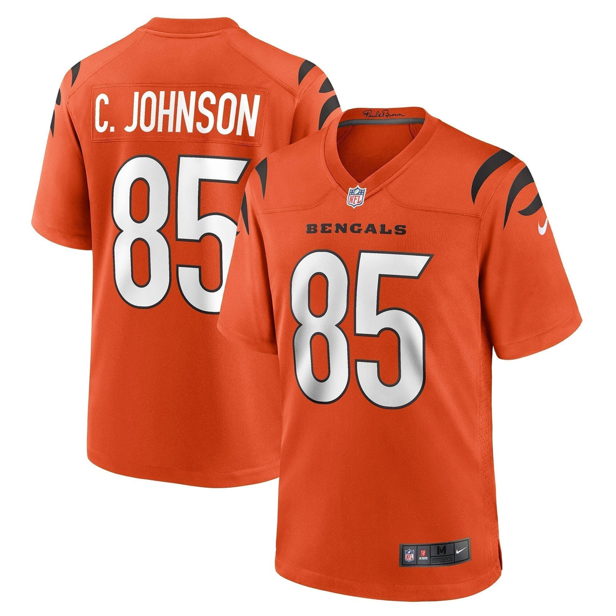 Chad Johnson Cincinnati Bengals  Retired   Alternate Game Jersey - Orange