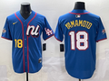 Men's National League Yoshinobu Yamamoto #18 Blue 2025 All-Star Edition Limited Player Jersey