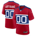 New York Giants  Alternate Game Custom Jersey - Century Red