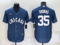 Men's Chicago White Sox Frank Thomas #35 Blue Replica Baseball Jersey1
