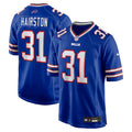 Men's Buffalo Bills Maxwell Hairston  Royal 2025  Draft First Round Pick Game Jersey