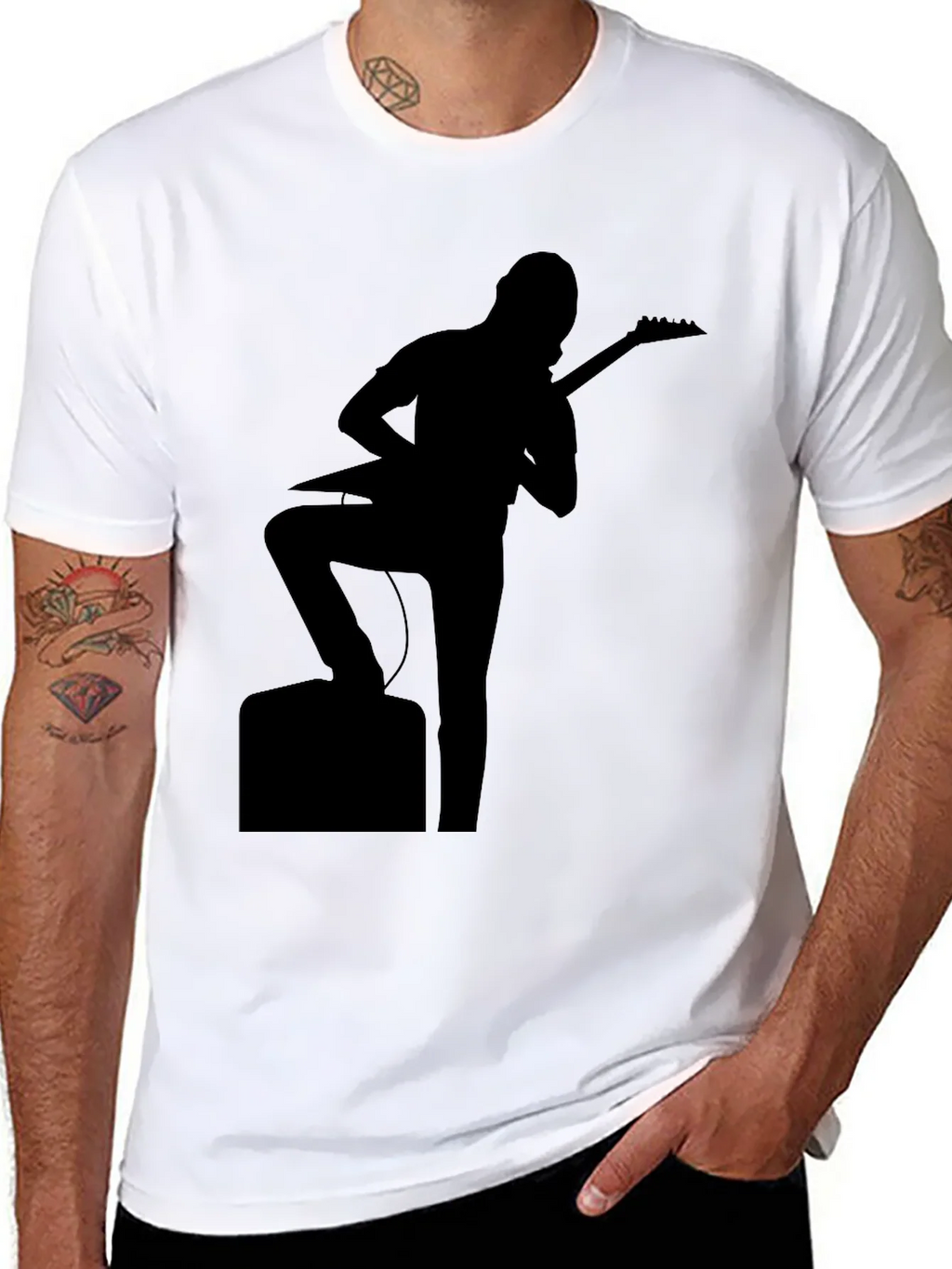 Guitar Player Silhouette T-Shirt