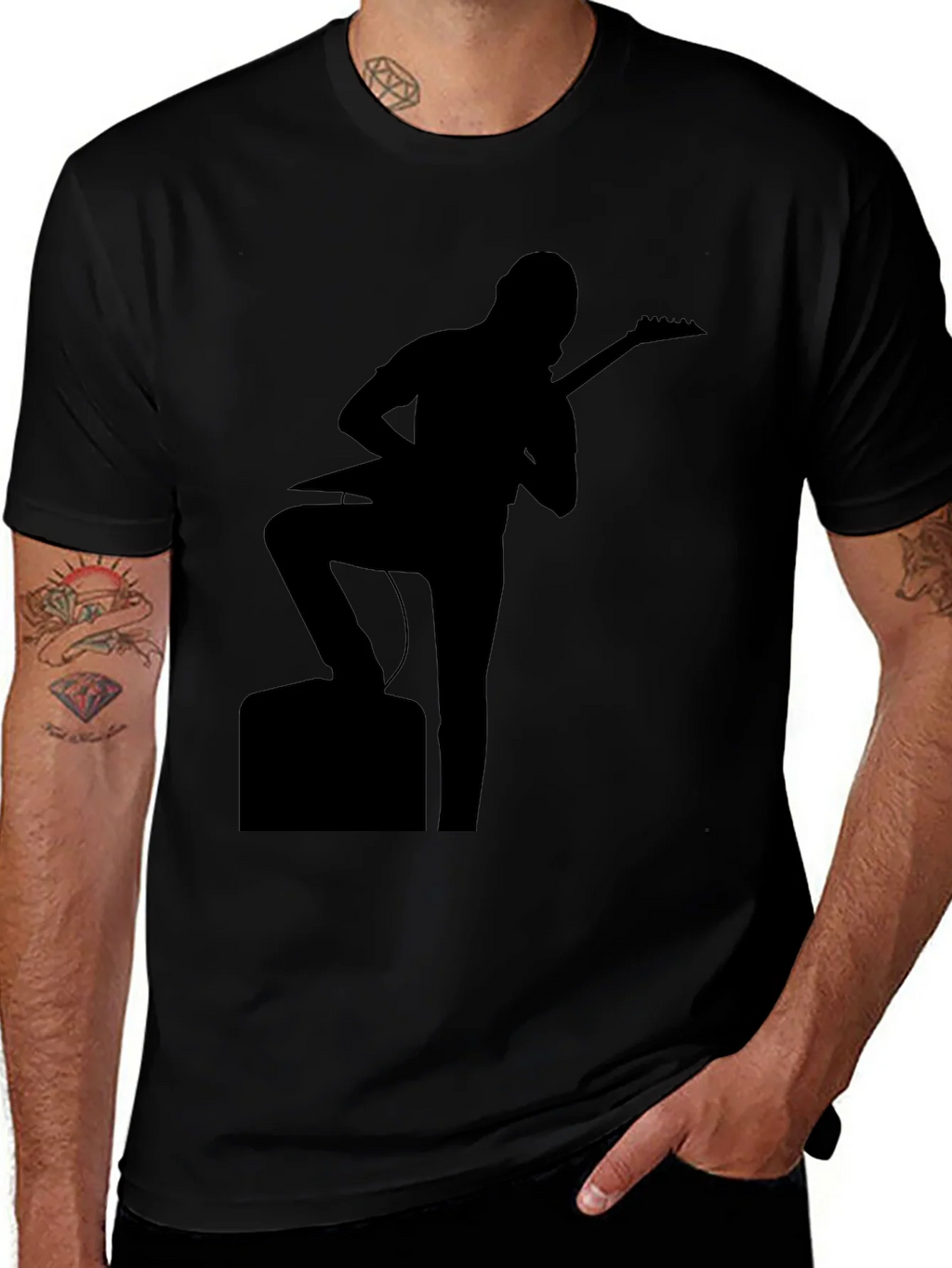 Guitar Player Silhouette T-Shirt