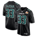 Cooper DeJean Philadelphia Eagles Super Bowl LIX Jersey - Carbon Black