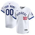 Custom Los Angeles Dodgers Dodgers Tribute Jersey - White