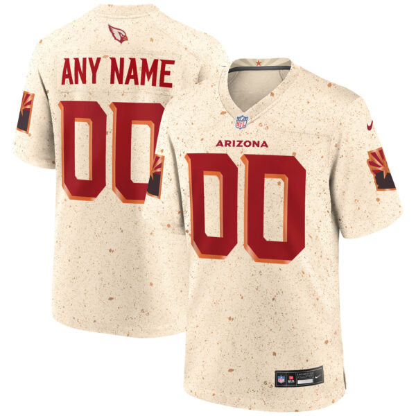 Custom Arizona Cardinals 2025 Rivalries Collection Jersey - Natural