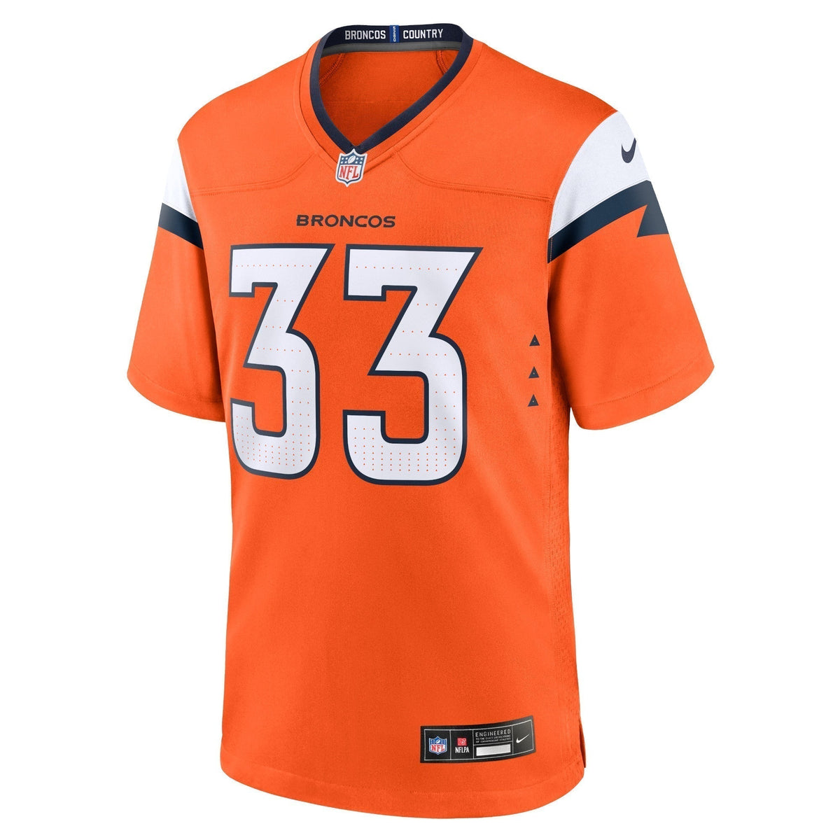 Javonte Williams Denver Broncos  Mile High Collection Game Jersey - Orange