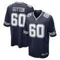 Tyler Guyton Dallas Cowboys  2024  Draft First Round Pick   Game Jersey - Navy