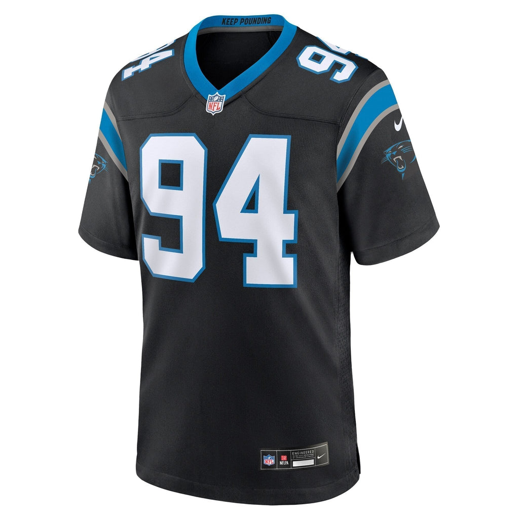 Henry Anderson Carolina Panthers  Team Game Jersey - Black