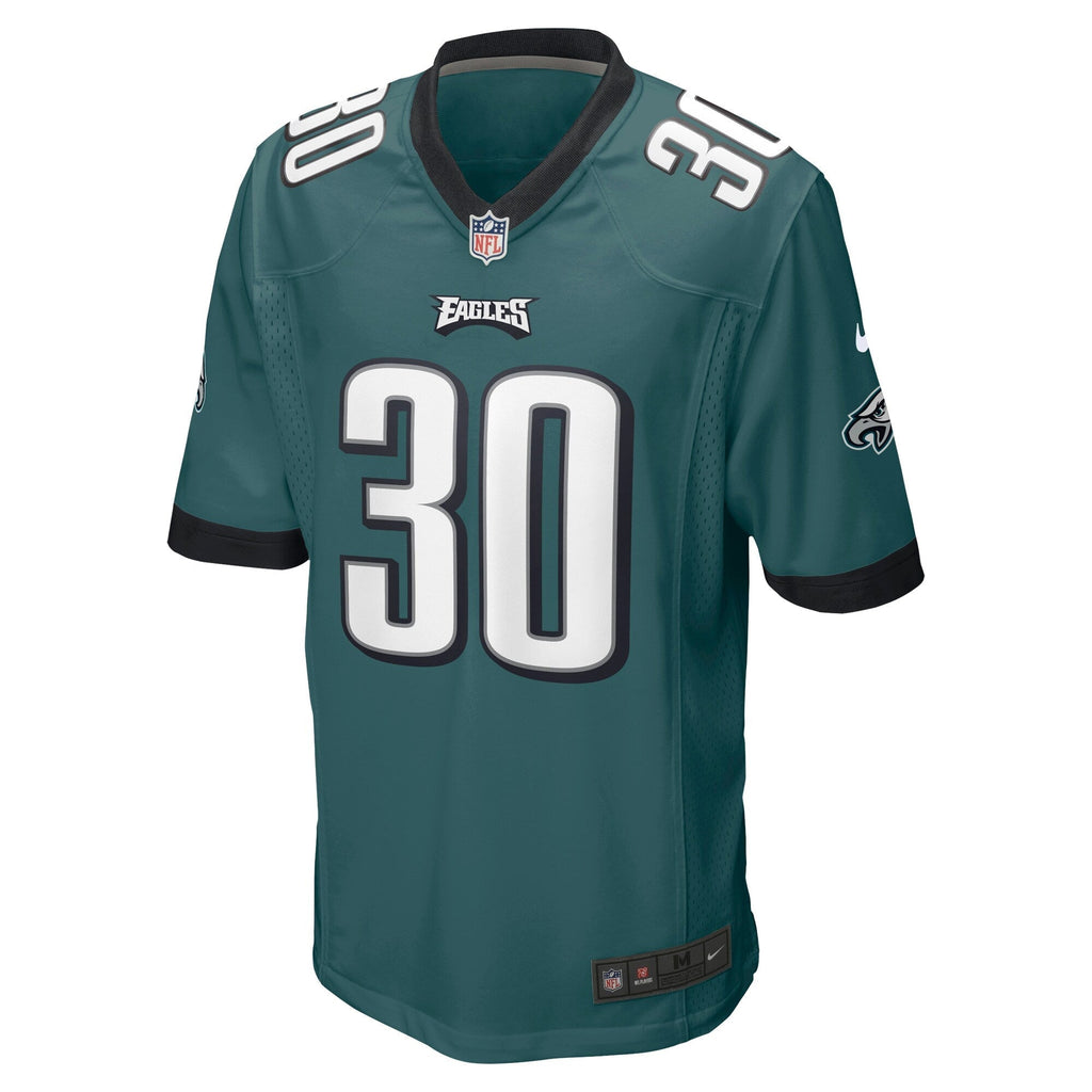 Justin Evans Philadelphia Eagles  Game   Jersey - Midnight Green