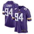 Dean Lowry Minnesota Vikings  Game   Jersey - Purple