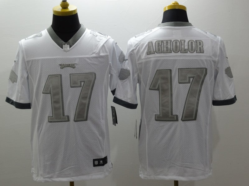 Men's Philadelphia Eagles Nelson Agholor #17 White Game Jersey1