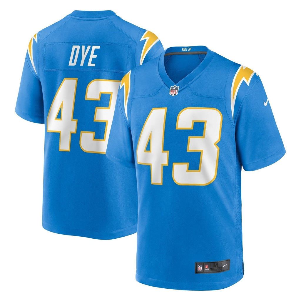 Troy Dye Los Angeles Chargers   Game Jersey -  Powder Blue