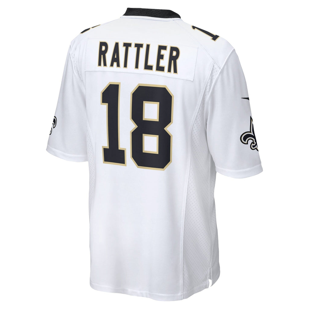 Spencer Rattler New Orleans Saints  2024  Draft Game   Jersey - White