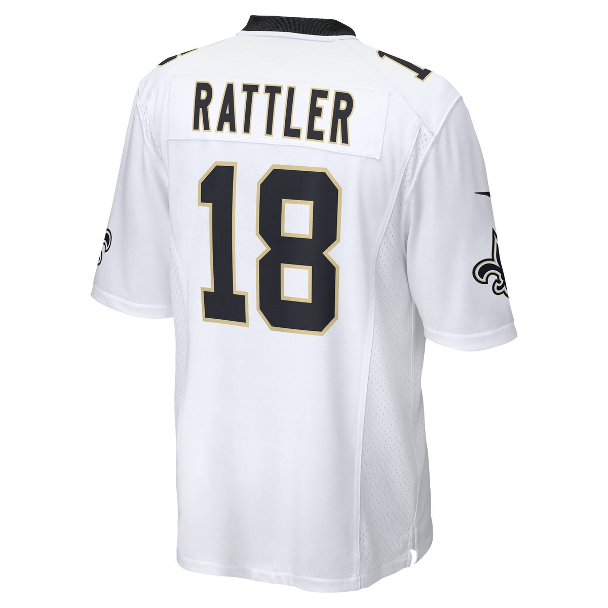 Spencer Rattler New Orleans Saints  2024  Draft Game   Jersey - White