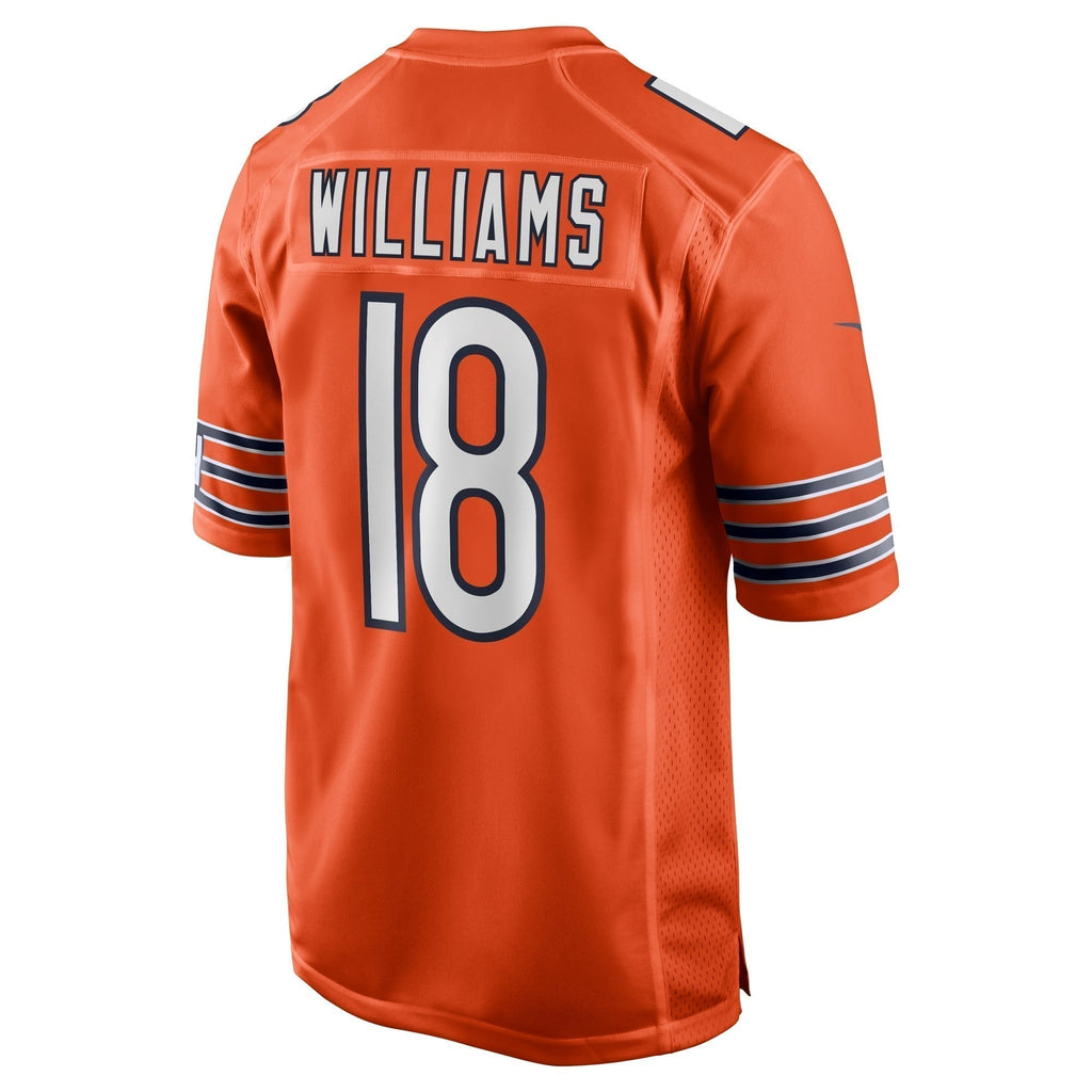 Caleb Williams Chicago Bears  Alternate 2024  Draft First Round Pick   Game Jersey - Orange