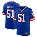 Men's New York Giants Abdul Carter  Royal First Round Pick 2nd Alternate Game Jersey