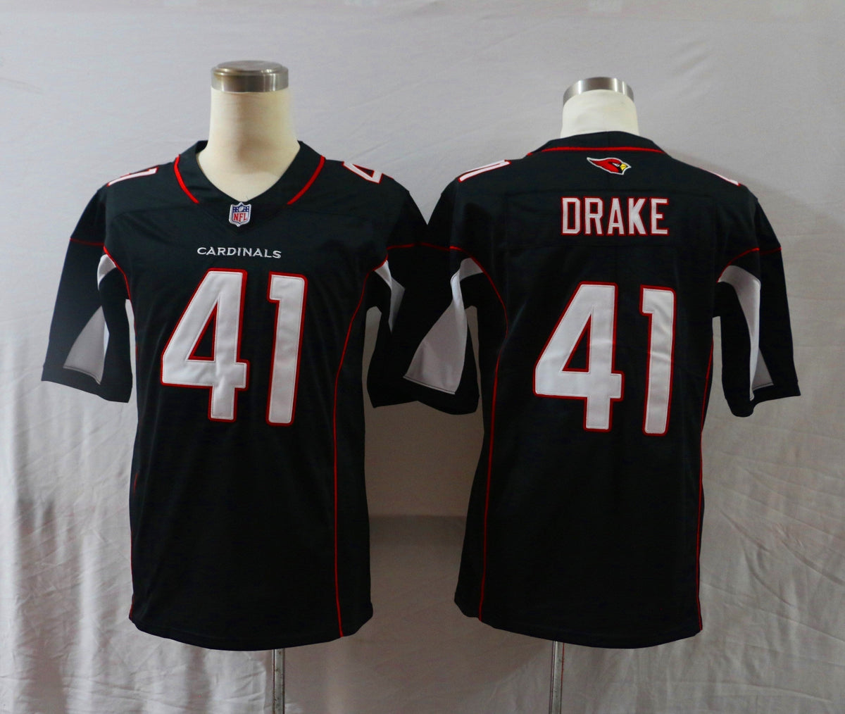 Men's Arizona Cardinals Kenyan Drake #41 Black Game Jersey1