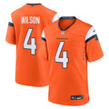 Zach Wilson Denver Broncos  Team Game Jersey -  Orange