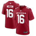 Max Melton Arizona Cardinals  Team Game Jersey -  Cardinal