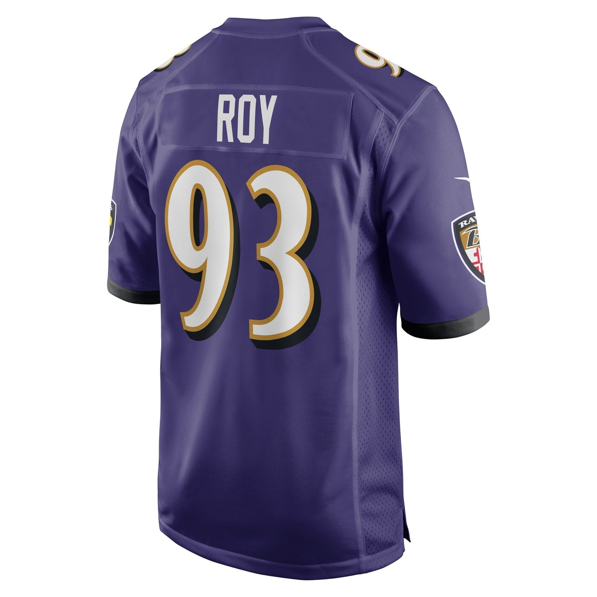 Bravvion Roy Baltimore Ravens   Game Jersey -  Purple