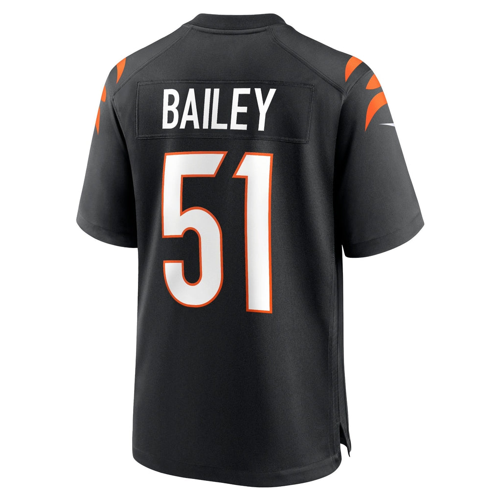 Markus Bailey Cincinnati Bengals  Game Jersey - Black