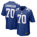 Korey Cunningham New York Giants  Home Game   Jersey - Royal