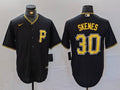 Men's Pittsburgh Pirates Paul Skenes #30 Black Alternate Replica Player Jersey