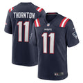 Tyquan Thornton New England Patriots  Game   Jersey - Navy