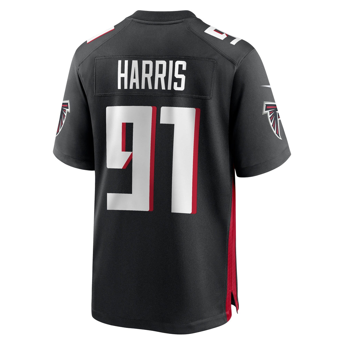 Demone Harris Atlanta Falcons   Game Jersey -  Black
