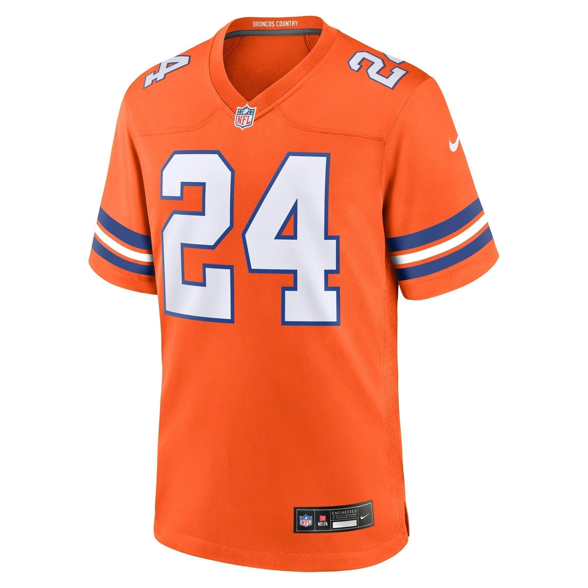 Champ Bailey Denver Broncos  Mile High Collection 1977 Throwback Retired   Game Jersey - Orange