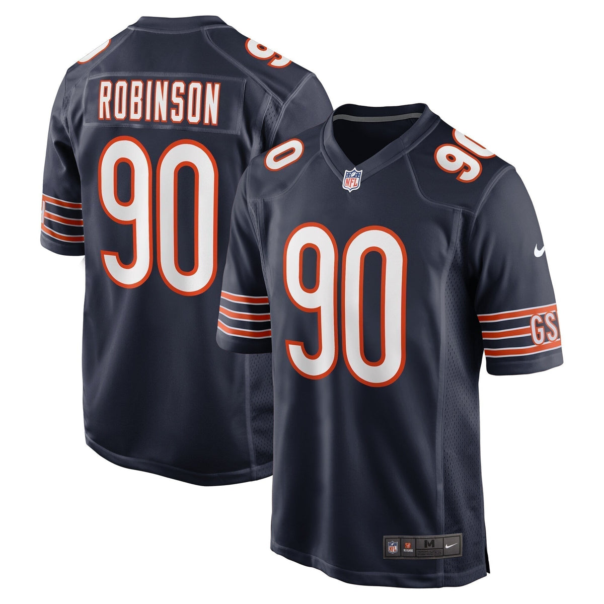 Dominique Robinson Chicago Bears   Game Jersey -  Navy