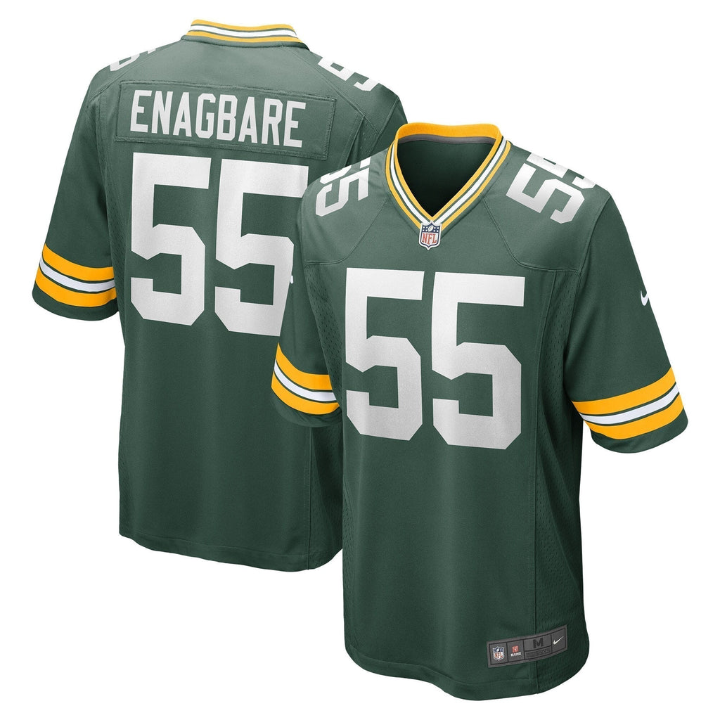 Kingsley Enagbare Green Bay Packers  Game   Jersey - Green